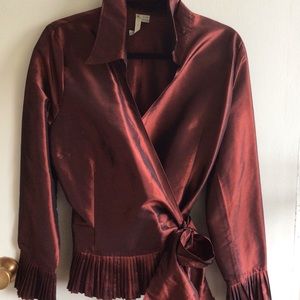 Katherine Barclay Taffeta like Blouse